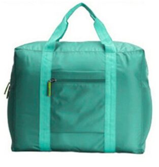 Waterdichte Reistas Grote Capaciteit Opslag nylon Opvouwbare Tas Voor Kleding Container Bagage Reizen Koffer Tassen 45*20*36cm blauw