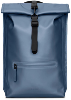 Waterdichte Rolltop Rugzak met Laptopvak Rains , Blue , Dames - ONE Size