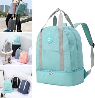 Waterdichte Rugzak Gym Dance Fitness Tote Handtas Weekender Rugzak blauw