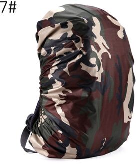 Waterdichte Rugzak Regenhoes Rugzak Water Weerstaan Cover Voor Outdoor Wandelen Camping Reizen Xr oerwoud camouflage