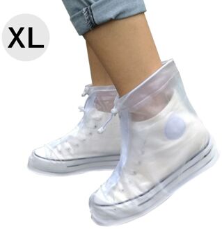 Waterdichte Schoen Covers Unisex Herbruikbare Overschoenen Antislip Rits Regen Cover Case J2HD XL 40-41