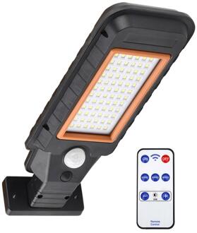 Waterdichte Solar Wandlamp Solar Lamp Human Motion Sensor Outdoor Security Verlichting Lamp Voor Garden Street Pathway Yard 72 LED met controle