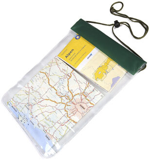 Waterdichte tas - PVC - 40 x 26,5 cm - met koord - waterproof reisaccessoire Transparant