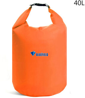 Waterdichte Tas Ultralight Camping Dry Bag Beach Varen Kajakken Rivier Trekking Drifting Dry Bag Voor Drifting Zwemmen 10-70L oranje 40L