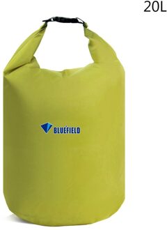 Waterdichte Tas Ultralight Camping Dry Bag Beach Varen Kajakken Rivier Trekking Drifting Dry Bag Voor Drifting Zwemmen 10-70L Pea groen 20L