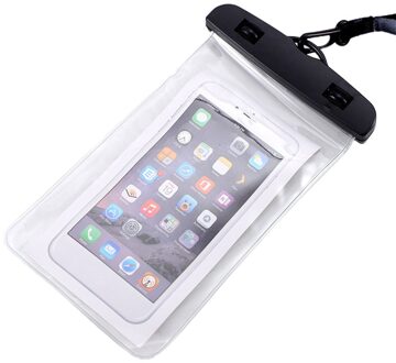 Waterdichte Tas Zomer Lichtgevende Waterdichte Tas Zwemmen Strand Dry Bag Case Cover Houder Voor Mobiele Telefoon zwart