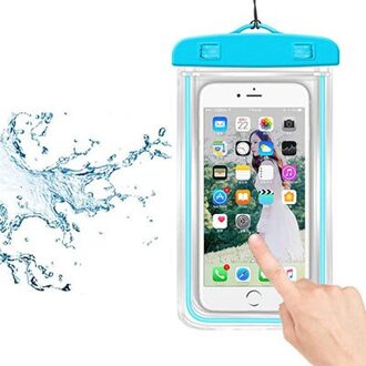 Waterdichte Telefoon Pouch Drift Duiken Zwemmen Tas Onderwater Dry Bag Case Cover Voor Telefoon Water Sport Strand Zwembad Skiën 6 inch 2