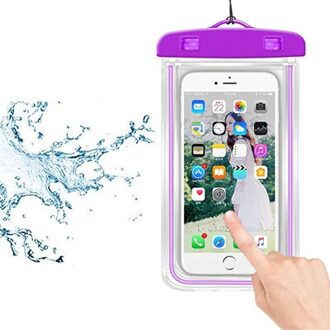 Waterdichte Telefoon Pouch Drift Duiken Zwemmen Tas Onderwater Dry Bag Case Cover Voor Telefoon Water Sport Strand Zwembad Skiën 6 inch 7
