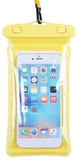 Waterdichte Telefoon Tas Onderwater Touchscreen Zachte Transparante Duurzaam Telefoon Cover BHD2 geel