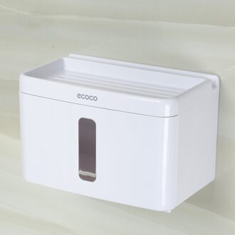 Waterdichte Toiletrolhouder Wandmontage Tissue Doos Met Telefoon Rack Grote Opslag Voor Badkamer Accessoire Organizer G-BOOGE