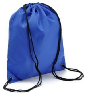 Waterdichte Trekkoord Rugzak Vrouwen Mannen Reizen Kinderen Speelgoed Schoenen Wasserij Lichtgewicht Tasje Blauw