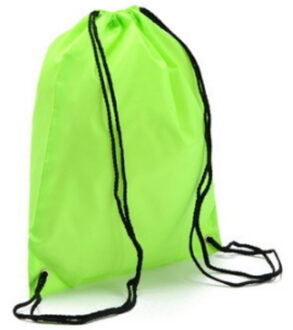 Waterdichte Trekkoord Rugzak Vrouwen Mannen Reizen Kinderen Speelgoed Schoenen Wasserij Lichtgewicht Tasje Groen