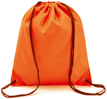 Waterdichte Trekkoord Rugzak Vrouwen Mannen Reizen Kinderen Speelgoed Schoenen Wasserij Lichtgewicht Tasje Oranje