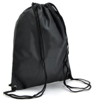 Waterdichte Trekkoord Rugzak Vrouwen Mannen Reizen Kinderen Speelgoed Schoenen Wasserij Lichtgewicht Tasje zwart