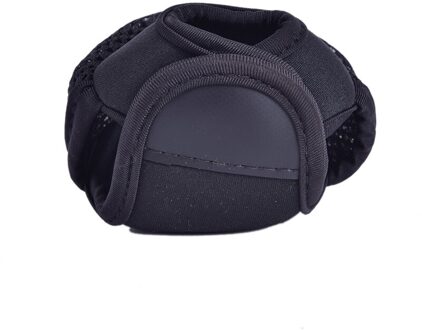 Waterdichte Vissen Reel Tas Beschermhoes Cover Baitcasting/Drum/Spinning/Raft Reel Tas Vis Wiel Protector Pouch zwart