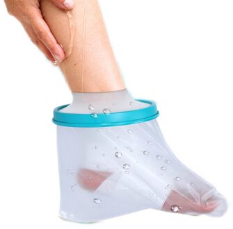 Waterdichte Volwassenen Verzegelde Cast Bandage Protector Wond Breuk Voet Been Knie Cover Gewond Voor Douche Bad Voetverzorging