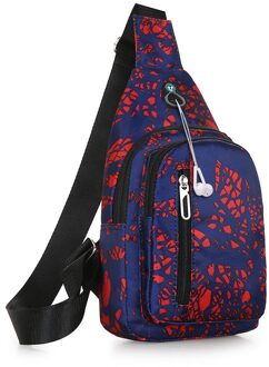 Waterdichte Vrouw Heuptas Fanny Pack Mode Borst Mode Outdoor Sport Waterdichte Nylon Grote Capaciteit Borst Bag Pocket #6 Rood