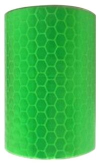 Waterdichte Waarschuwing Tape Strip Stickers Waarschuwing Licht Reflector Beschermende Sticker Reflecterende Folie Auto Veiligheid Mark 100Cm X 5Cm groen