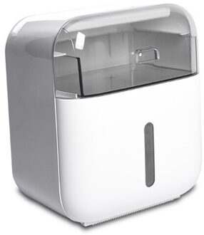 Waterdichte Wall Mounted Toiletrolhouder Papieren Handdoeken Roll Papier Opbergdoos Dubbele Laag Dispenser Badkamer Organizer Gereedschap type A