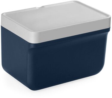 Waterdichte Wandmontage Tissue Box Wall Mounted Voor Toiletpapier Lade Roll Papier Opbergdoos Lade Tissue Doos Plank Badkamer diep blauw