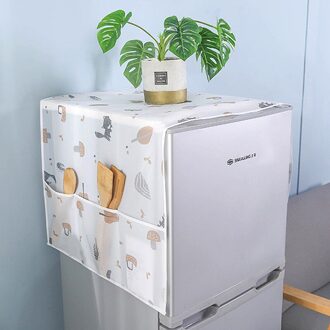Waterdichte Wasmachine Cover Met Pocket Stofdicht Koelkast Deksel Magnetron Stofdicht Cover Huishouden Thuis Opslag B