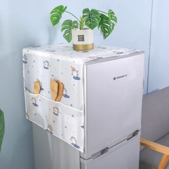 Waterdichte Wasmachine Cover Met Pocket Stofdicht Koelkast Deksel Magnetron Stofdicht Cover Huishouden Thuis Opslag