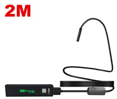 Waterdichte Wifi Endoscoop Borescope Inspectie 8Leds 1200P Hd Camera Auto Huishoudelijke Reparatie Tool Accessoires Voor Android Home Van 7M
