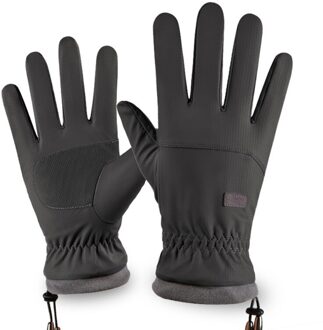 Waterdichte Winter Warme Handschoenen Sneeuw Ski Handschoenen Snowboard Handschoenen Motorrijden Winter Touchscreen Handschoenen zwart