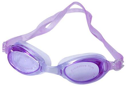 Waterdichte Zwembril Voor Mannen En Vrouwen Platte Licht Zwembril Verstelbare Multi-color Zonnebril Swim Eyewear paars