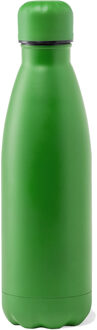 Waterfles / drinkfles met schroefdop - mat groen - 790 ml - RVS metaal