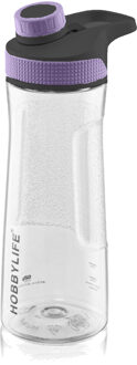 Waterfles / drinkfles / sportfles Aquamania - paars - 730 ml - kunststof - bpa vrij