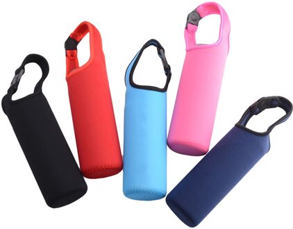 Waterfles Houder, Cup Mouwen, Draagbare Koeler Warm Houden Multifunctionele Decoratieve Gesp Ademende Gat Houder