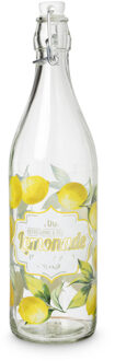 Waterfles lemons - 1 liter Transparant