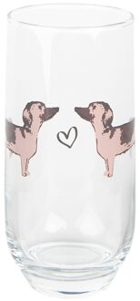 Waterglas 380 ml Honden Drinkbeker Transparant Drinkbeker