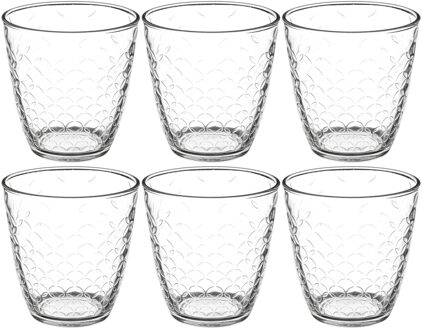 waterglazen Rome - 6x - 250 ml - deco glas