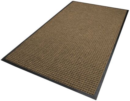 Waterhog Classic droogloopmat / schoonloopmat 90x150 cm - Rubber border - Camel Beige