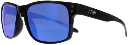 Waterhouse C2 glanzend zwarte blauwe spiegelzonnebril - One Size