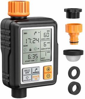 Watering Timer Automatische Digitale Programmeerbare Timer IP65 Waterdicht Scherm Voor Tuin Weide Irrigatie Timer Irrigatiesysteem 01single outlet