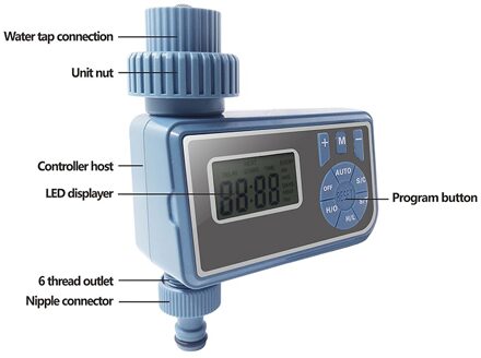 Watering Timer Met Regen Sensor Irrigatie Timer Waterdicht Water Niveau Sensor Automatische Bevloeiing Irrigatie Controller