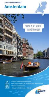 Waterkaart Amsterdam - (ISBN:9789018044916)