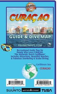 Waterkaart Curaçao Guide & Dive Map | Franko Maps