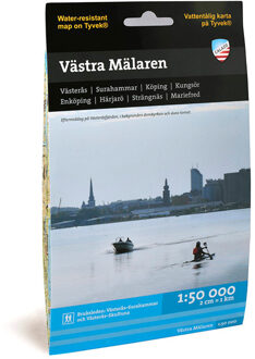 Waterkaart Sjö- och kustkartor Västra Mälaren | Zweden | Calazo