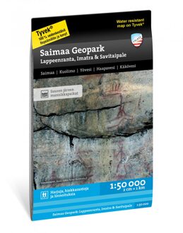 Waterkaart - Wandelkaart Sjö- och kustkartor Saimaa GeoPark Lappeenranta, Imatra & Savitaipale | Finland | Calazo
