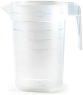 Waterkan/schenkkan - transparant - 2000 ML - kunststof