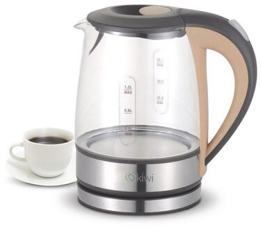 Waterkoker Kiwi KK-3320 1,2 L 1630W Glas