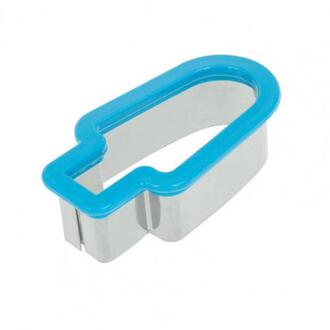 Watermeloen Slicer Gebruik Ijs Vorm Rvs Abs Meloen Fruit Cutter Mold Voor Thuis Creatieve Fruit Snijden tool Blauw