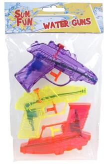 Waterpistolen 11,5cm 3-dlg verschillende