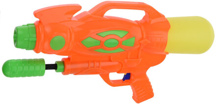 Waterpistolen/waterpistool oranje van 47 cm met pomp kinderspeelgoed