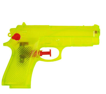 Waterpistool - 14 cm - geel - waterpistooltjes - basic model