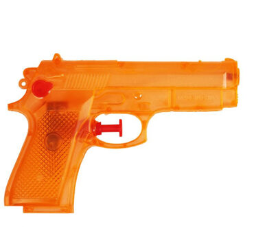 Waterpistool - 14 cm - oranje - waterpistooltjes - basic model